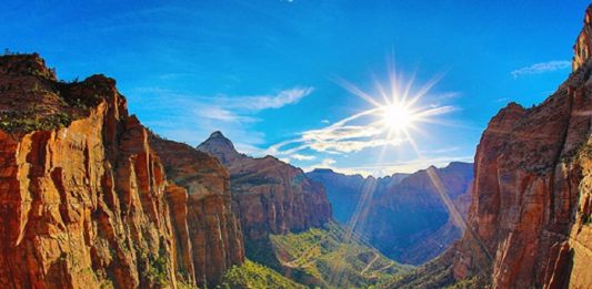 Zion National Park was shaped by ancient landslide 4800 Years Ago