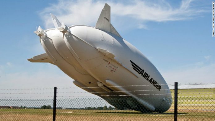 Airlander 10 crash-lands nose-first