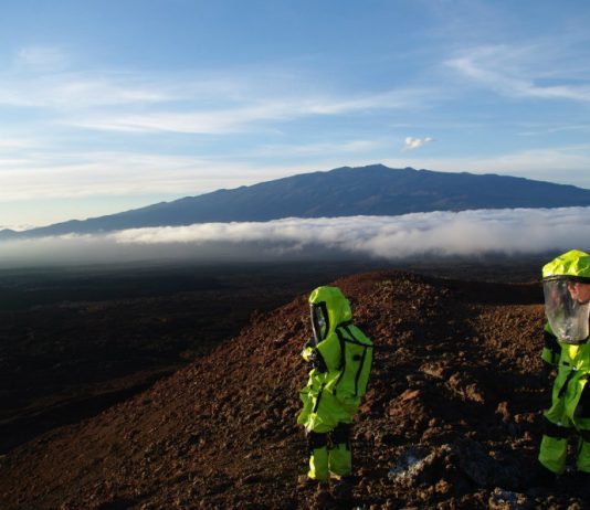 NASA astronauts training at the HI-SEAS simulated Mars habitat