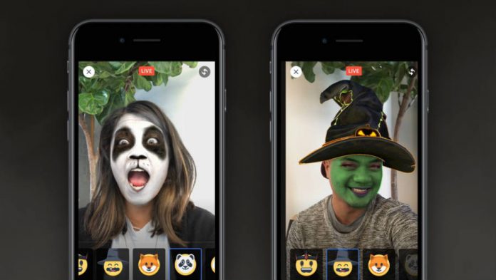 How to use Halloween masks and reactions on Facebook