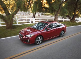 2017 Sport Sedan in Lithium Red Pearl.