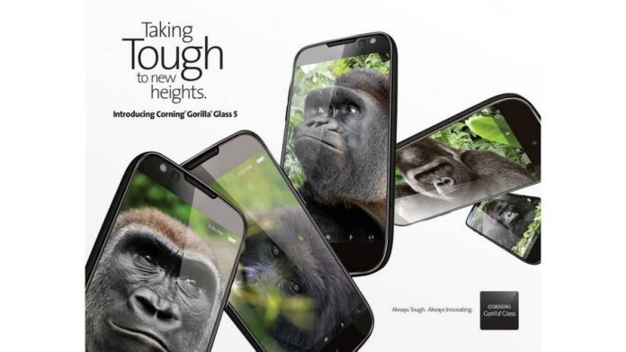 Gorilla Glass 5 introduction image.