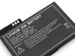 Lithium ion battery.
