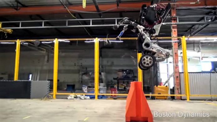 Boston Dynamics-Handle-Robot-Jumping Boston Dynamics-Handle-Robot-Jumping