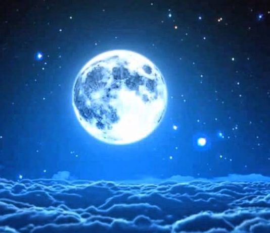 The Snow Moon-February full moon-comet 45p-penumbral eclipse-2017