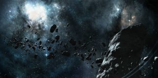 Asteroid digital art