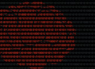 Brain in binary code