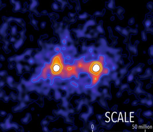 Dark matter's fisrt image by the University of Waterloo