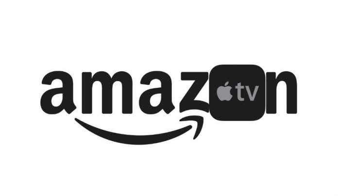 Amazon Primer Video and Apple TV logo combined