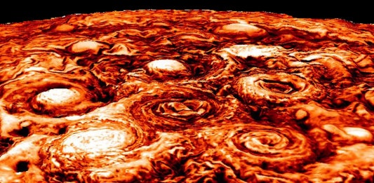 NASA’s Juno finds Jupiter’s poles are ridden with cyclones