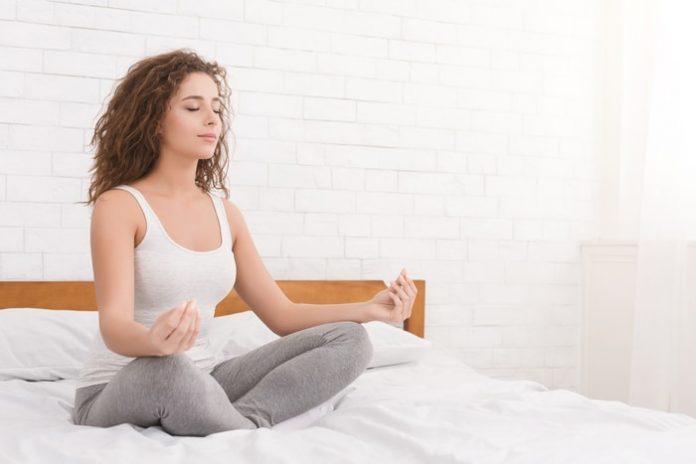 Young Millennial Meditating