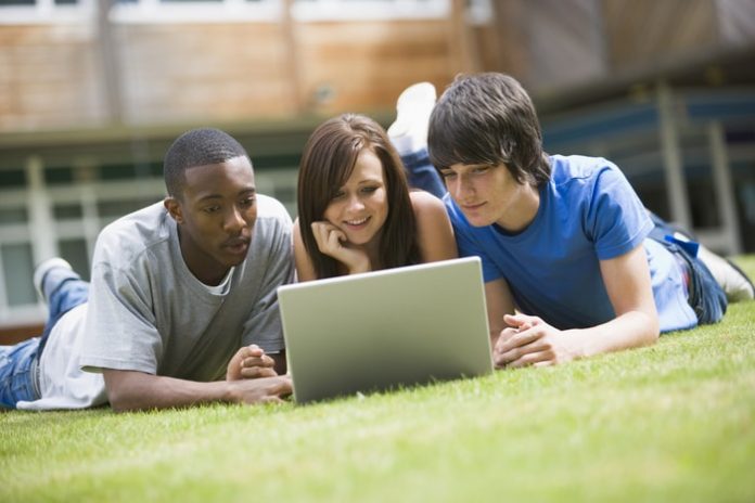 Students Studying Online