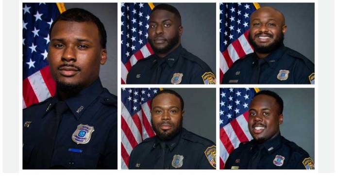 Memphis Fires Five Black Police Officers for Violent Death of Tyre Nichols